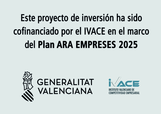 Suministros hosteleros Valencia 15 Cofinanciado por IVACE - Pla ARA EMPRESES 2025